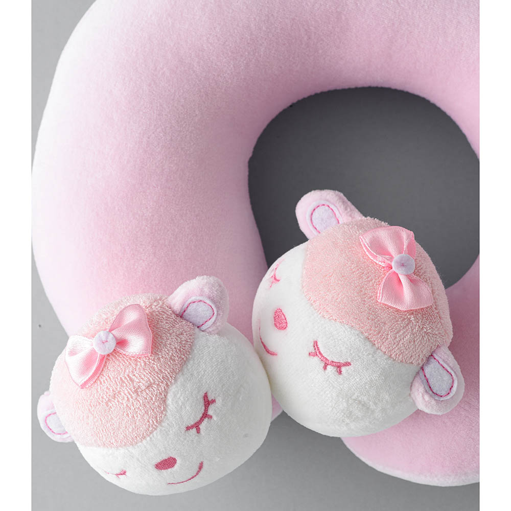 Tiny Hug - Baby Neck Pillow - Pink