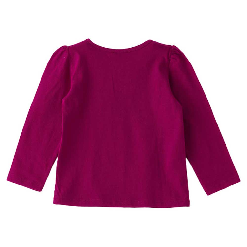 Jelliene Girls Knitted T-Shirt with Print - Pink