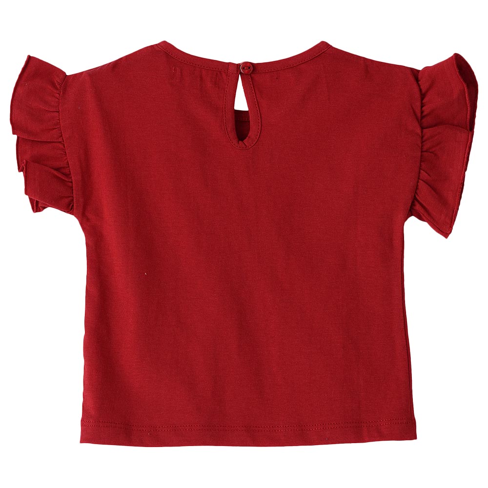Jelliene Good Vibes Knit Top - Red