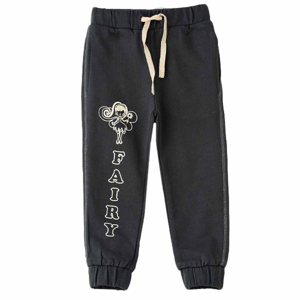 Jelliene Fairy Print Knitted Jogger - Grey