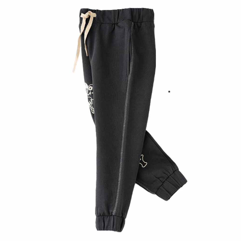 Jelliene Fairy Print Knitted Jogger - Grey