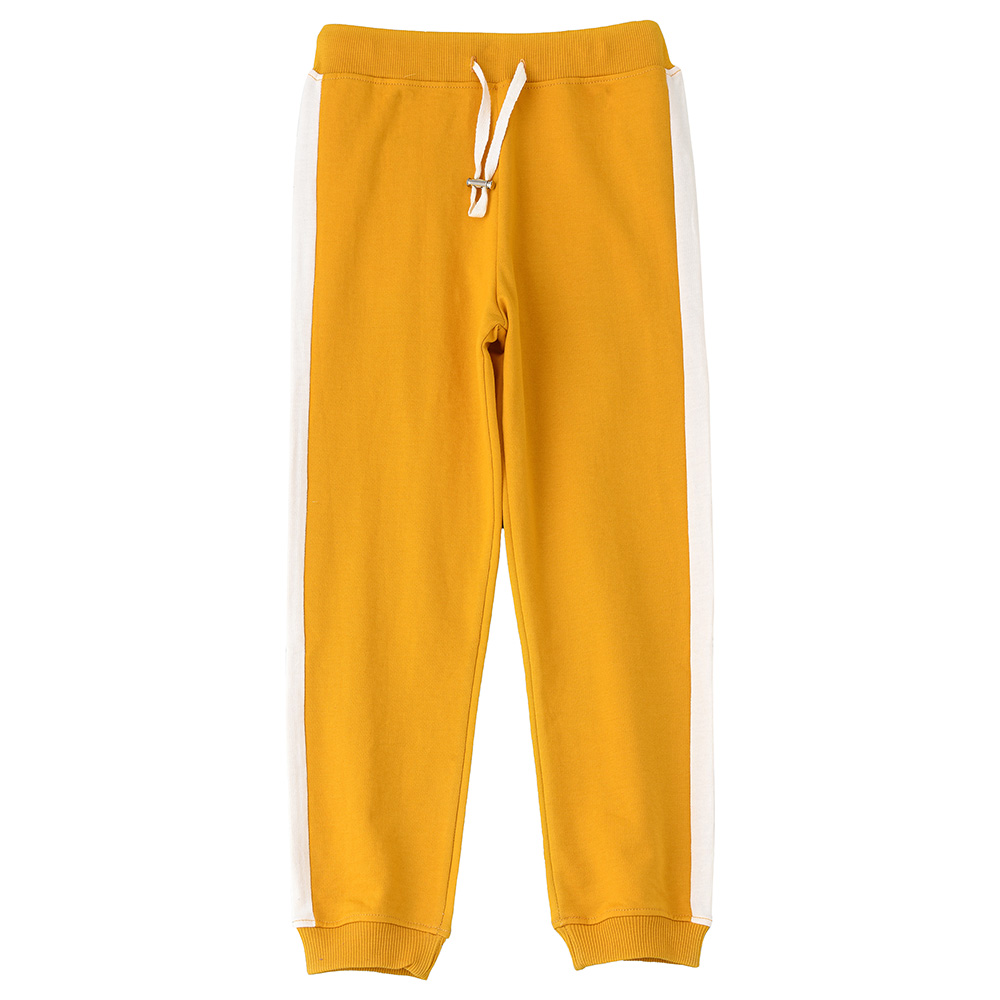 Jelliene Solid Jogger with Elastic at Bottom - Yellow