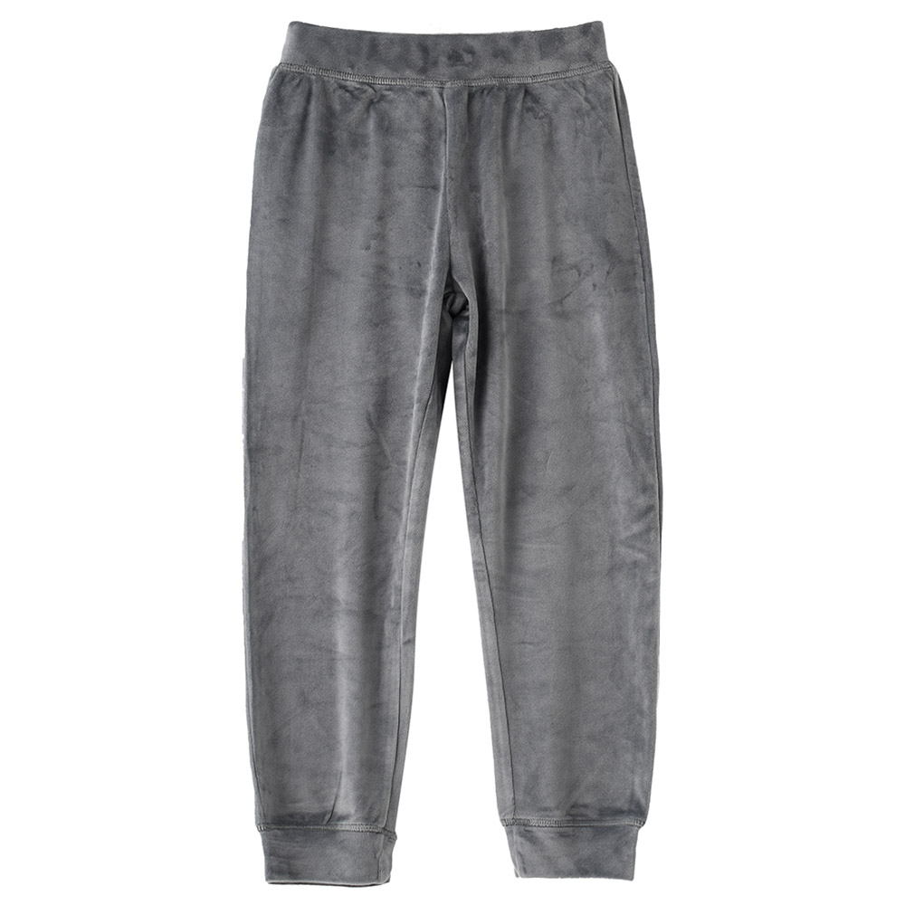 Jelliene Solid Joggers - Grey