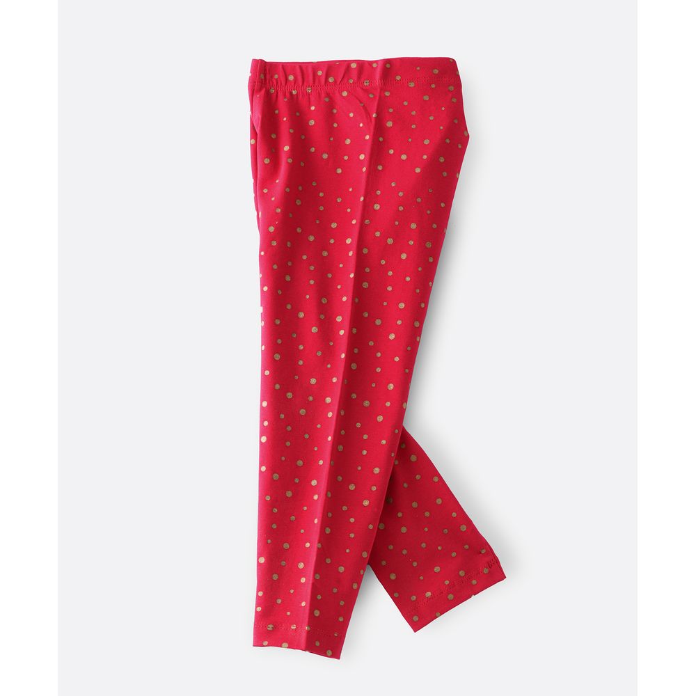 Jelliene Legging with Glitter - Pink