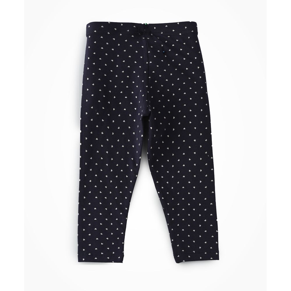 Jelliene Legging with Glitter - Navy