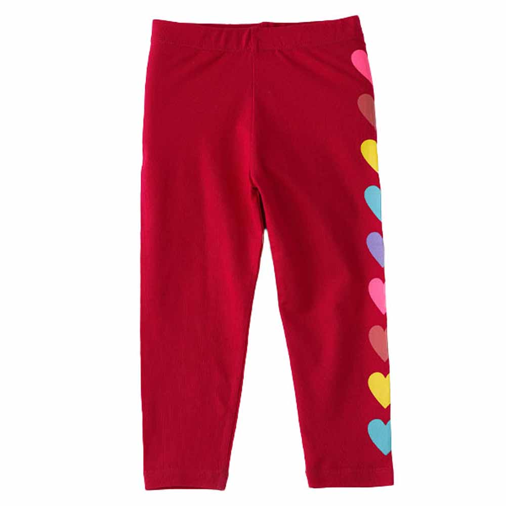 Jelliene Girls Legging with Side Seam Design - Pink
