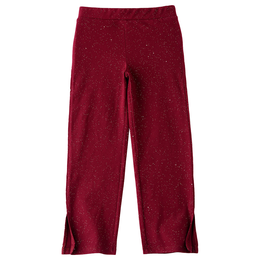 Jelliene Legging with Glitter - Maroon