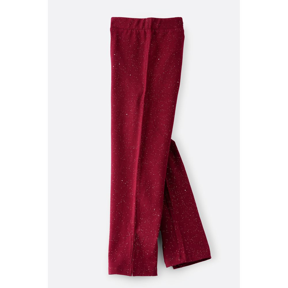 Jelliene Legging with Glitter - Maroon