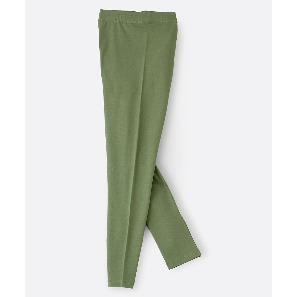 Jelliene Junior Knit Basic Legging - Olive