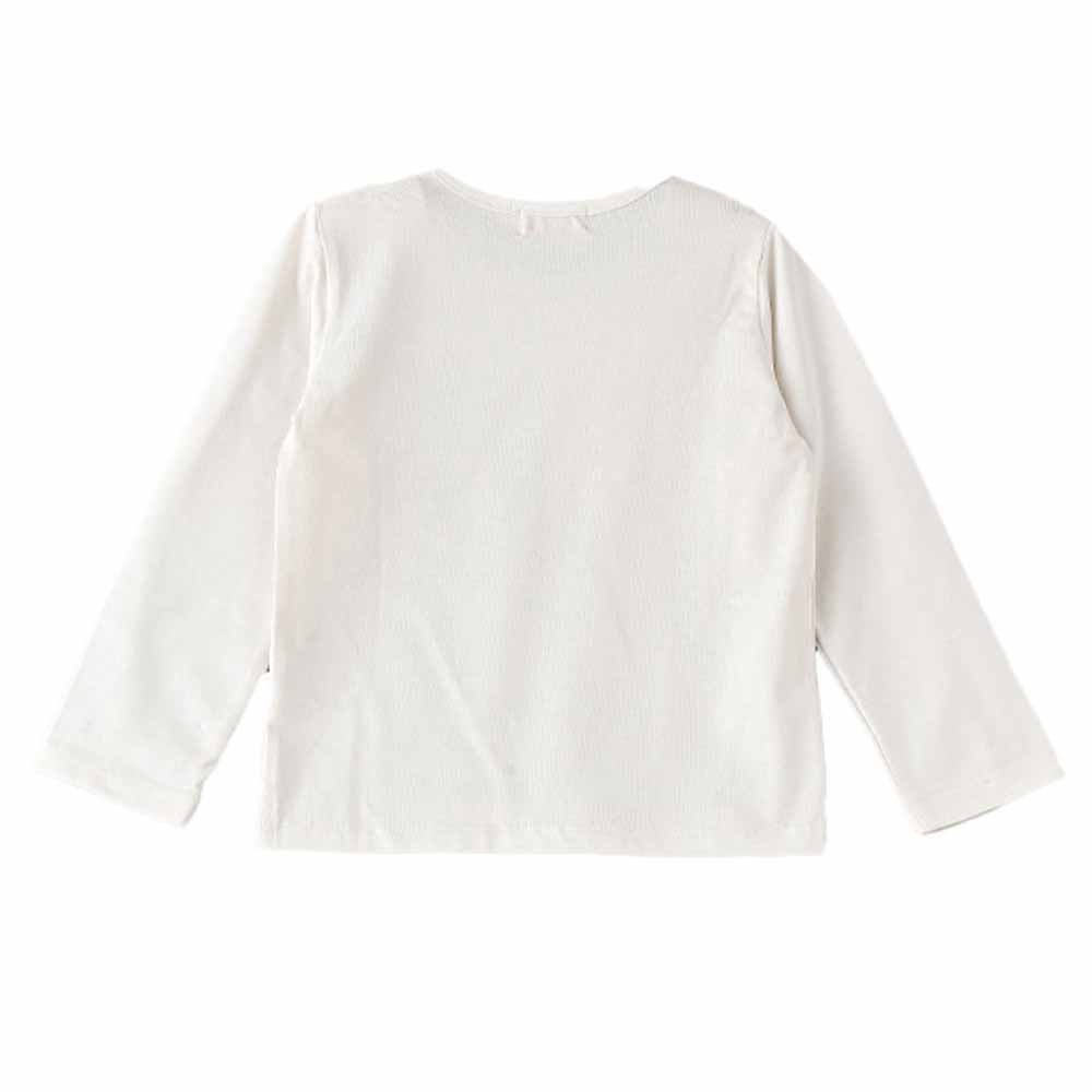 Jelliene Girls Sweat Top with Print - White