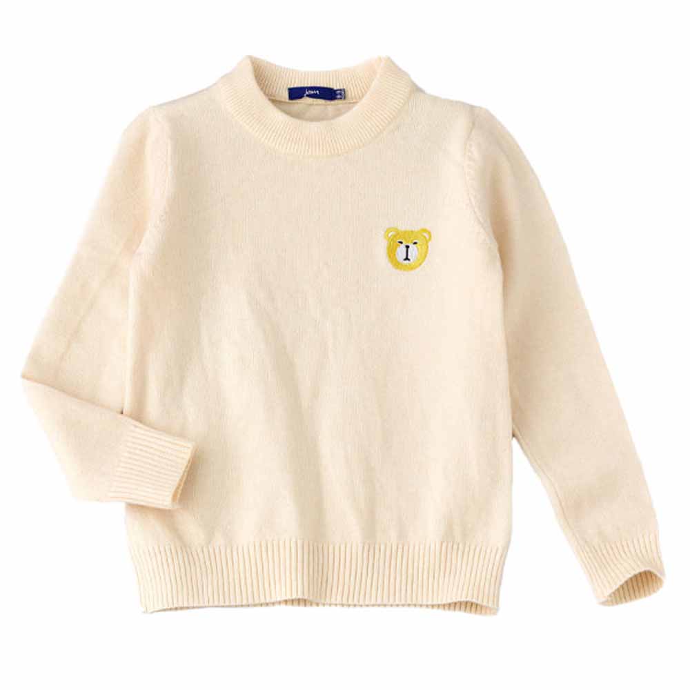 Jam Boys Sweater with Bear Logo Print - Pink