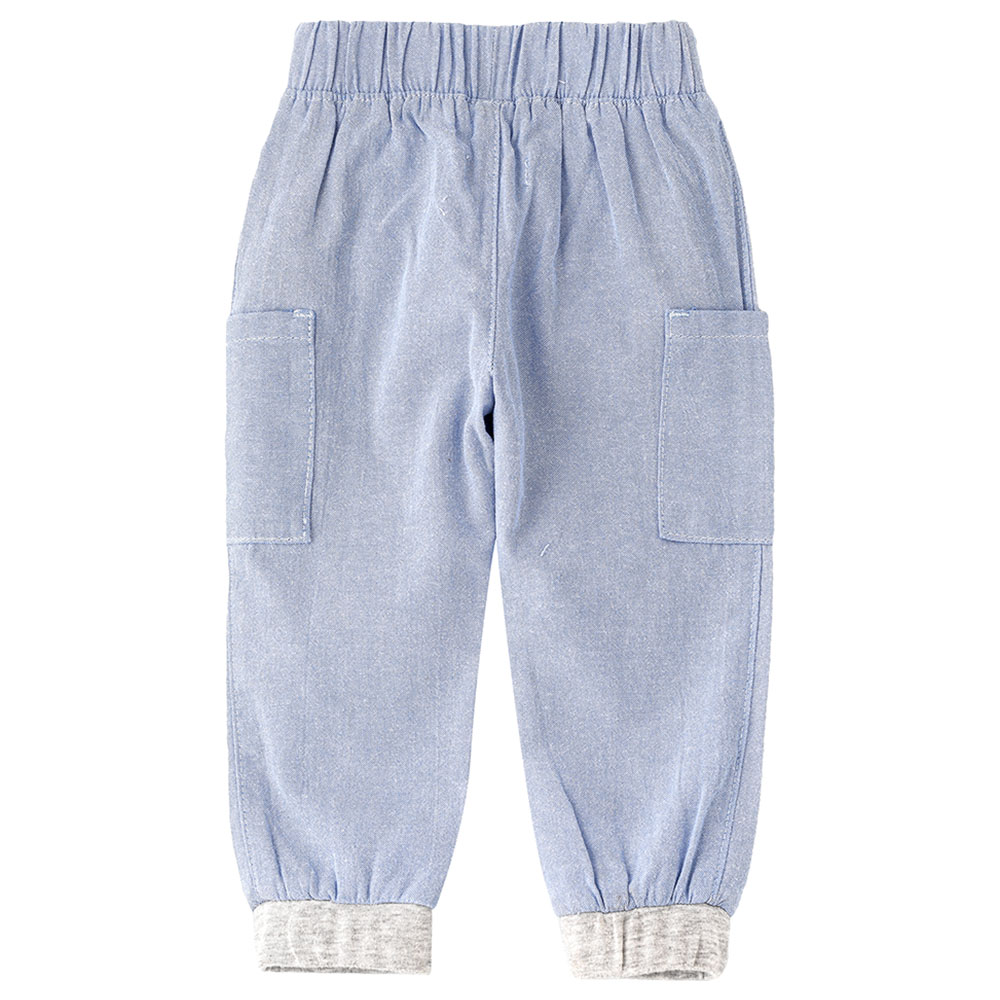 Jam Woven Solid Jogger - Blue