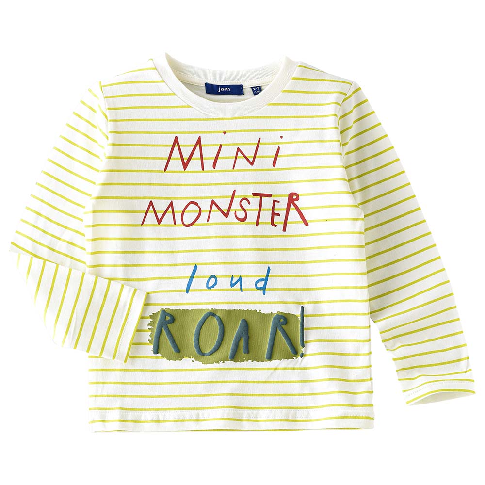 Jam Mini Monster Print Top - Cream