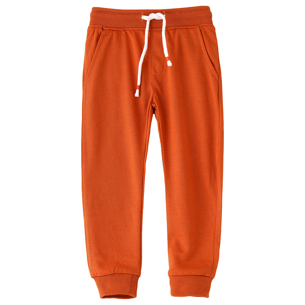 Jam Knit Jogger with Draw Cord - Orange