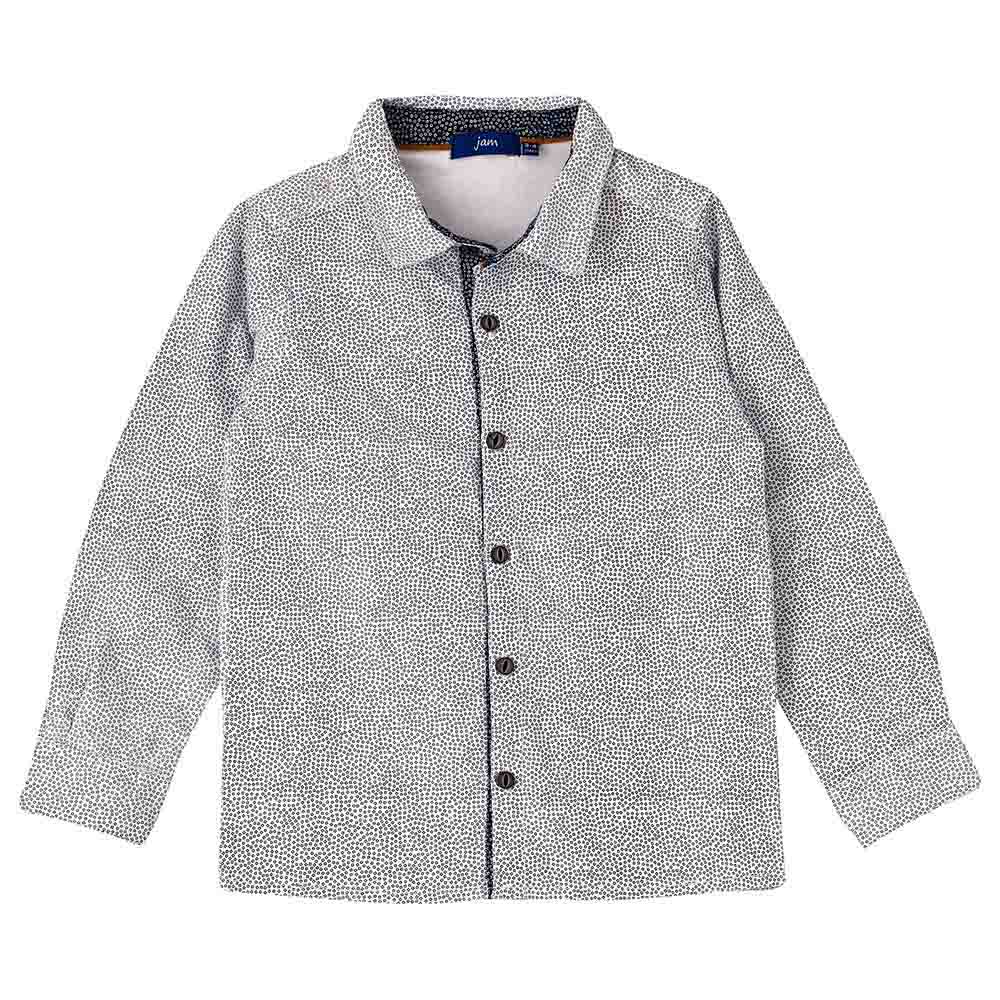 Jam Woven All-Over Print Shirt - White