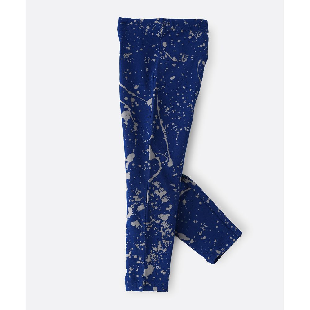 Jelliene All-Over Print Fashion Legging - Blue