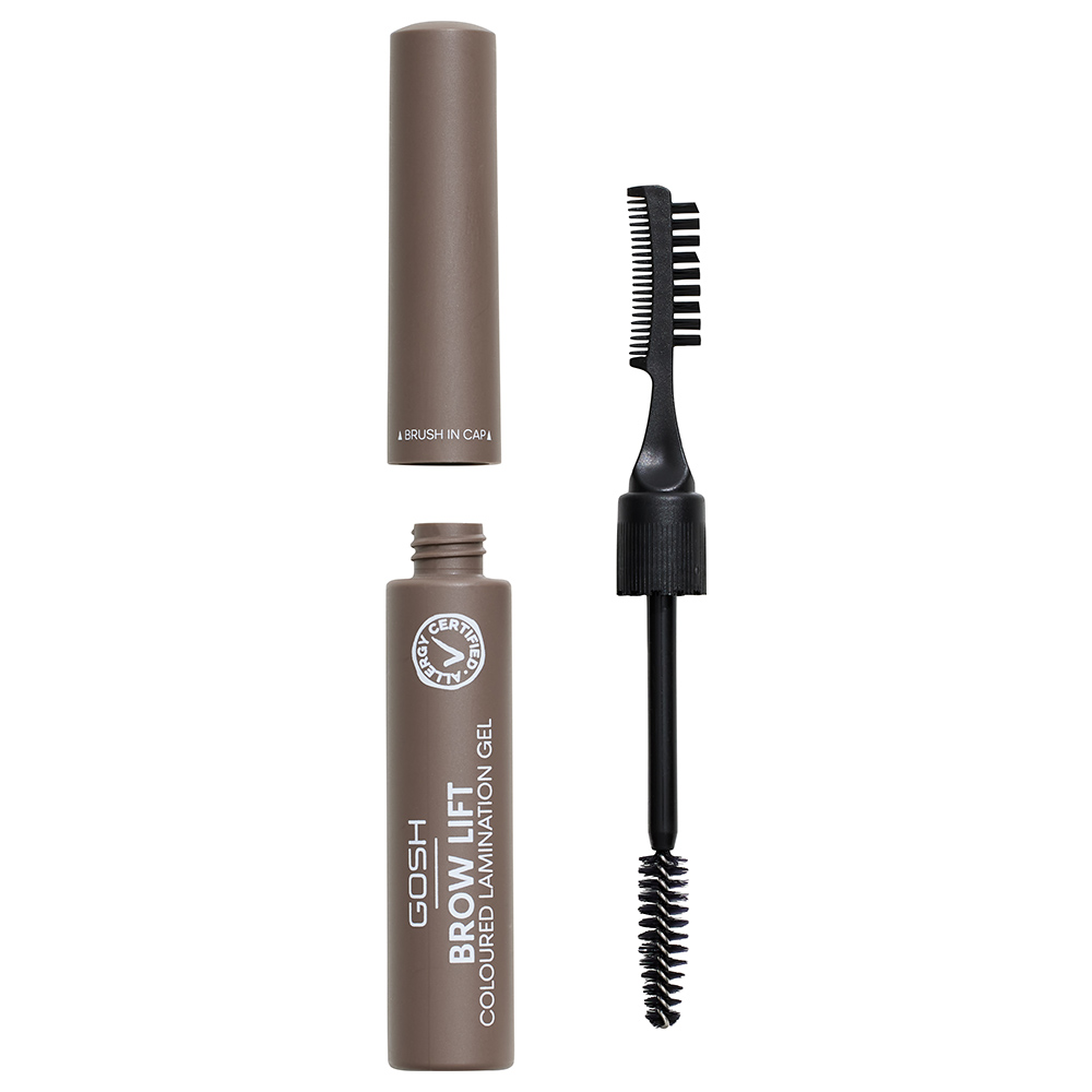 Gosh - Brow Lift Coloured Lamination Gel - 001 Grey Brown