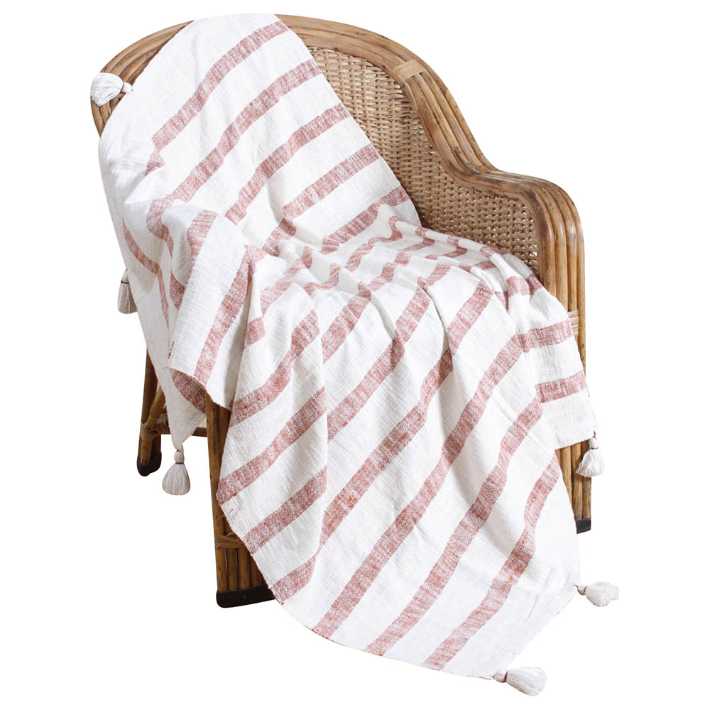 Cherrypick - Cotton Throw with Tassels - Assorted