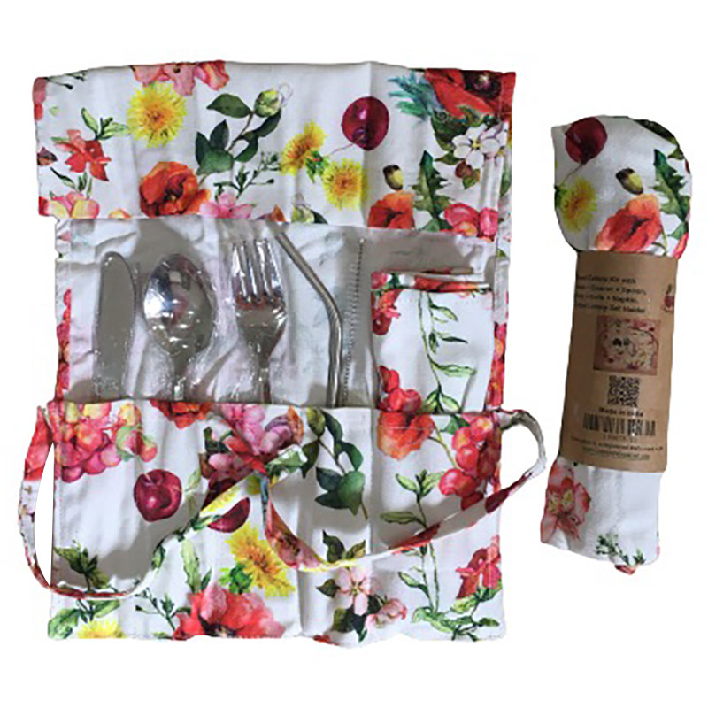 Cherrypick - Stainless Steel Cutlery Set with Cotton Cover