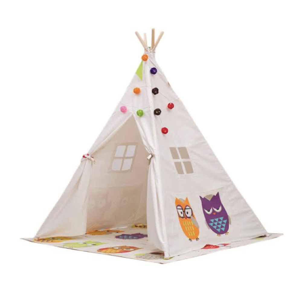 Mindset - Teepee Tent with Mat - Owl