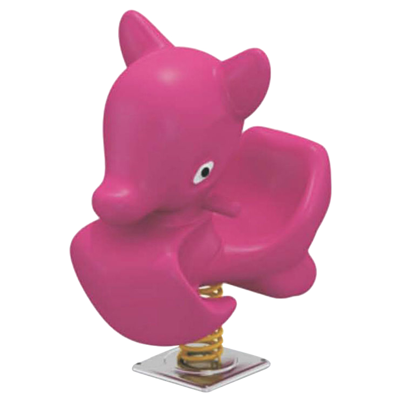Megastar - Kids Garden Deer Spring Rocker with Support Bars - Pink