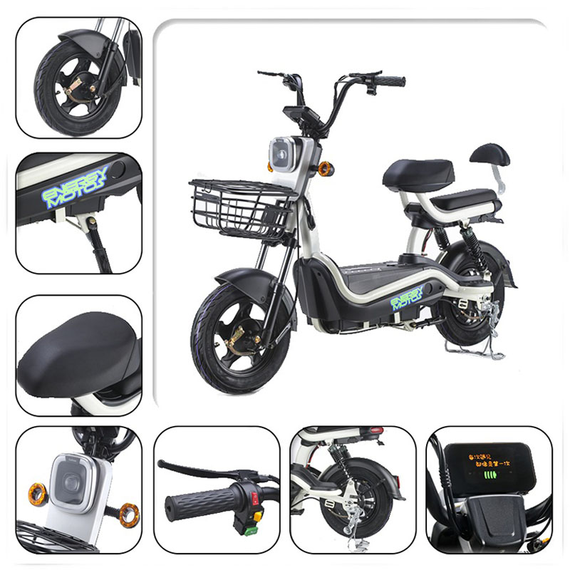 Megawheels - Electric Moped Smart Bike - White