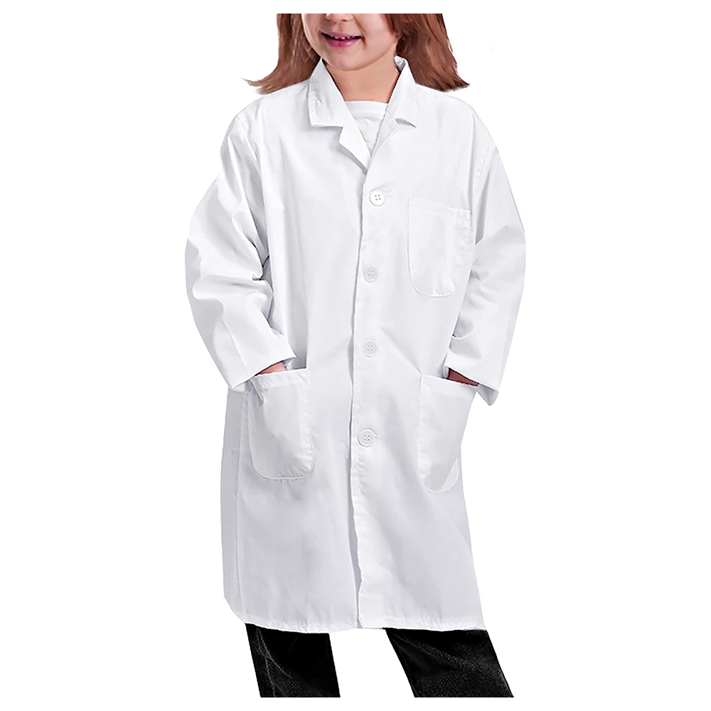 Mindset Science Doctor Lab Coat for Kids Costume - White