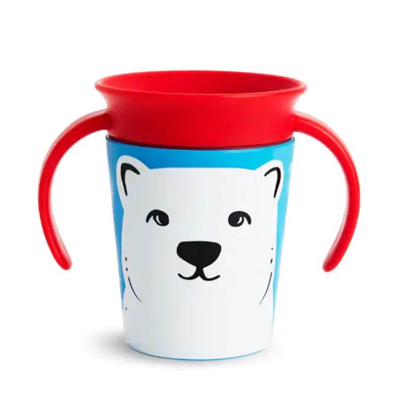 Munchkin - Miracle 360 WildLove Sippy Cup 1pc - Polar Bear - 178ml