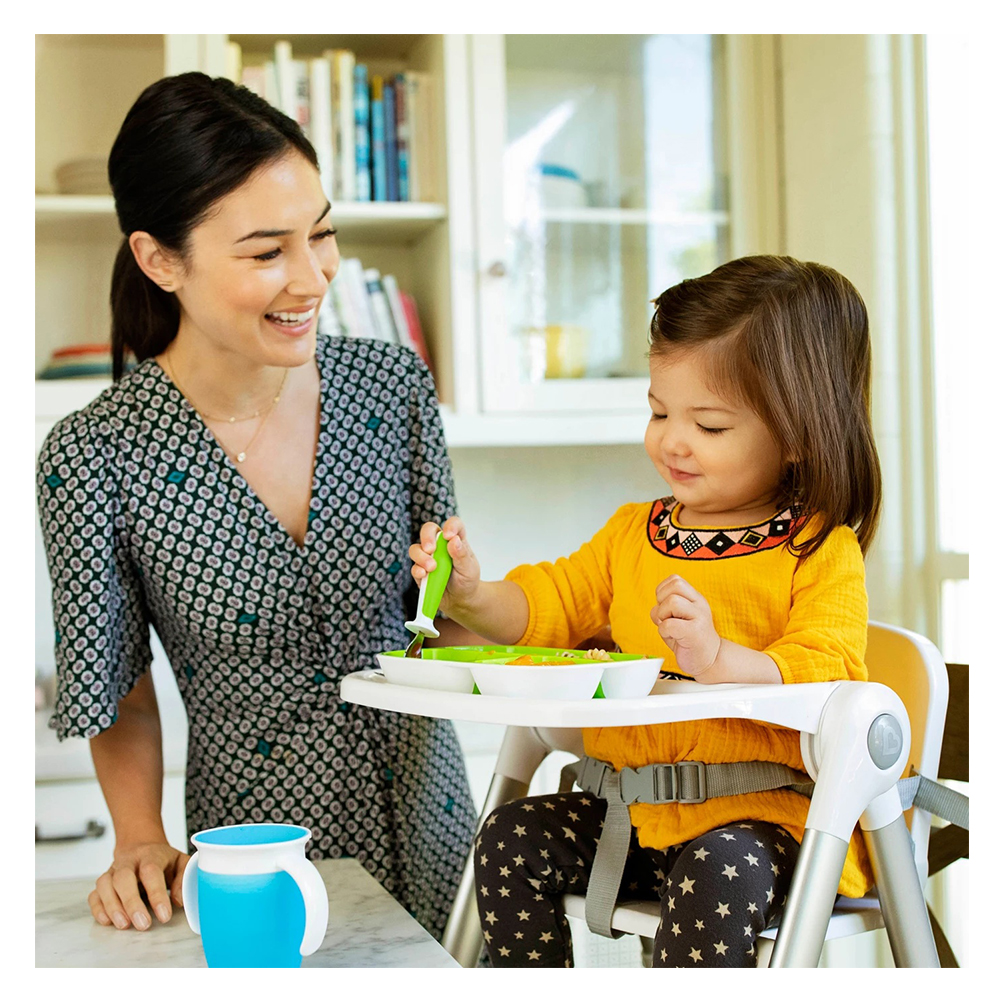 Munchkin Raise Toddler Spoons 3pcs - Green