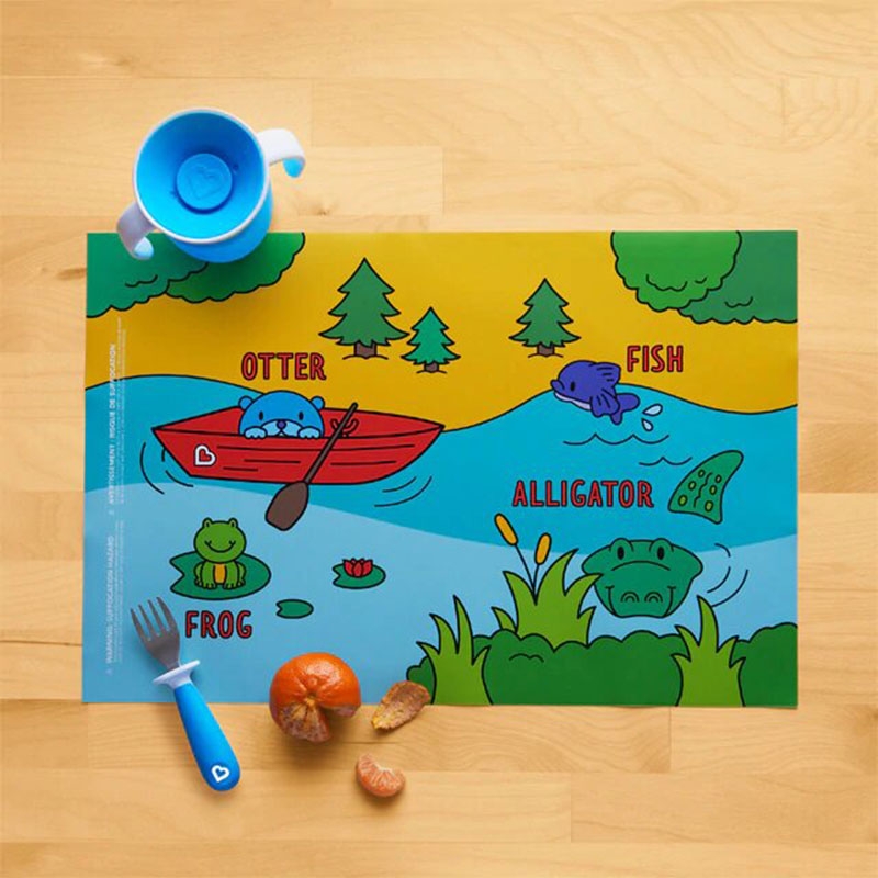 Munchkin Story Mat Disposable Placemats - 18 Pcs