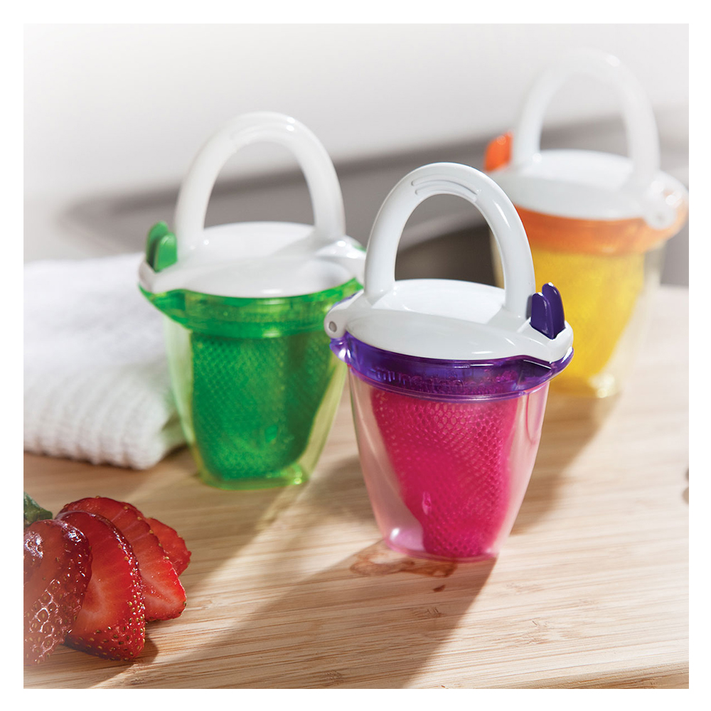 Munchkin - Deluxe Fresh Food Feeder - Green & Blue