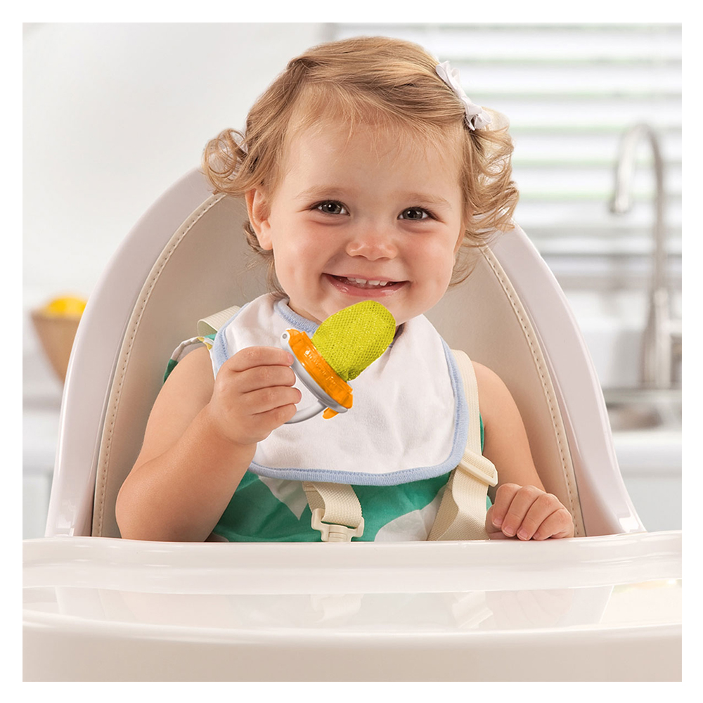 Munchkin - Deluxe Fresh Food Feeder - Yellow & Orange