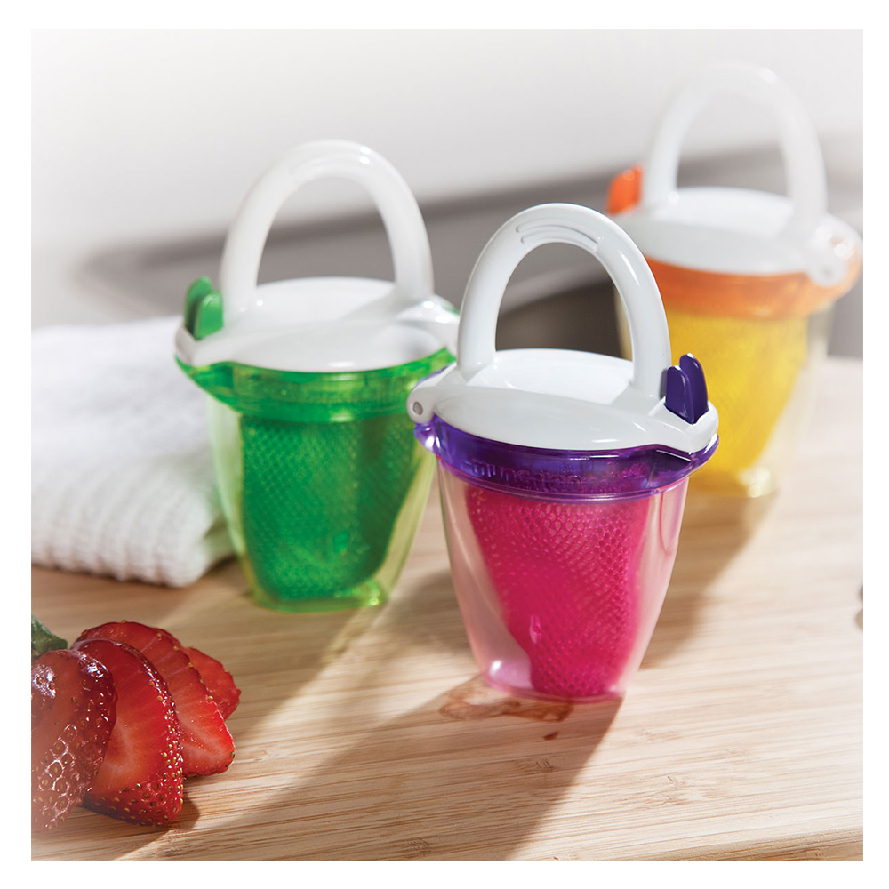 Munchkin - Deluxe Fresh Food Feeder - Yellow & Orange