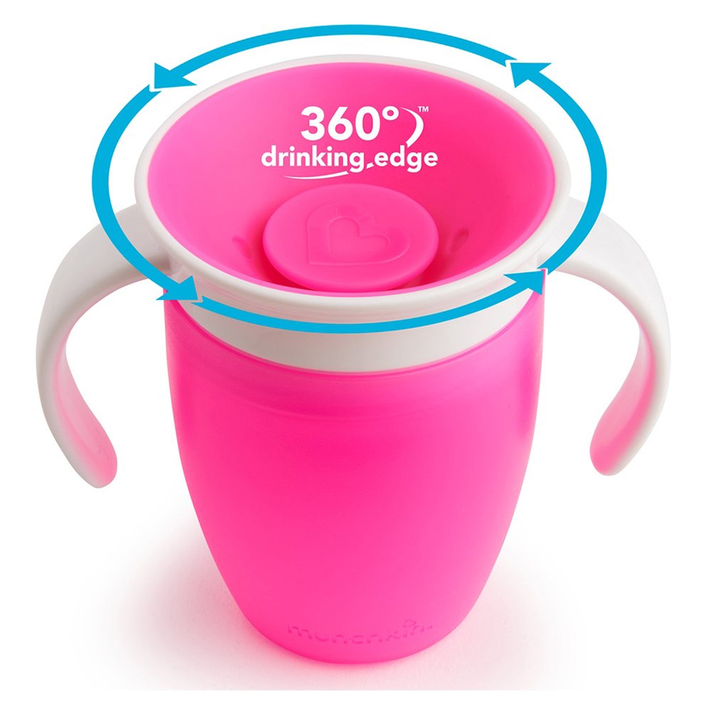 Munchkin - Miracle 360 Trainer Cup - Pink - 208ml