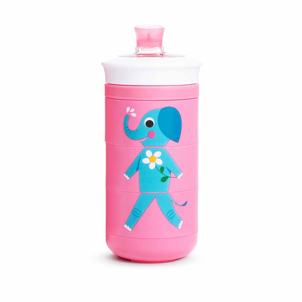 Munchkin - Animal Twisty Bite Proof Cup - Pink - 266ml