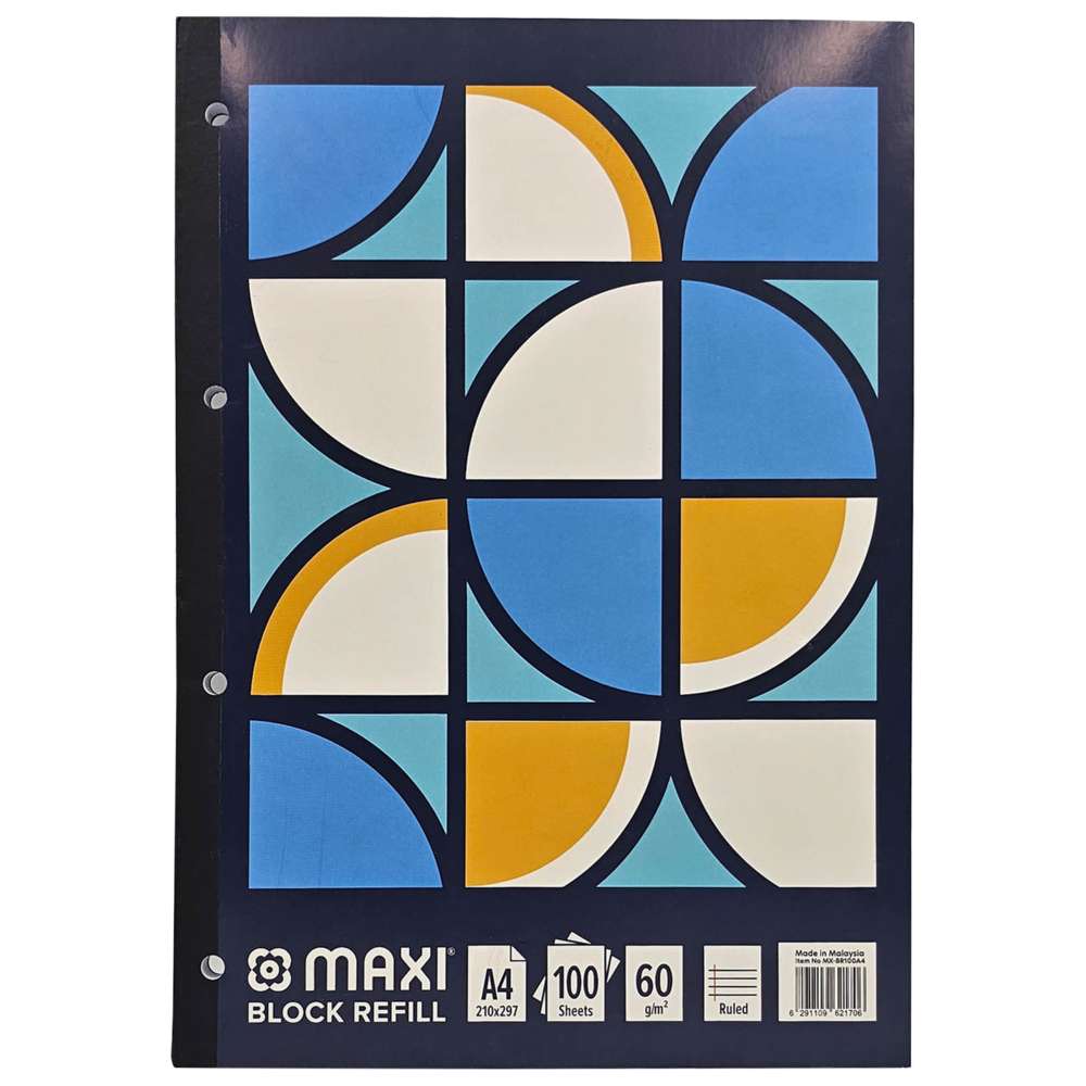 Maxi - Block Refill A4 - 100 Sheets 