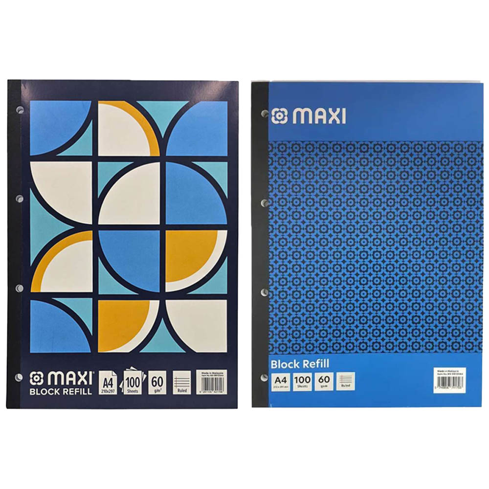 Maxi - Block Refill A4 - 100 Sheets 