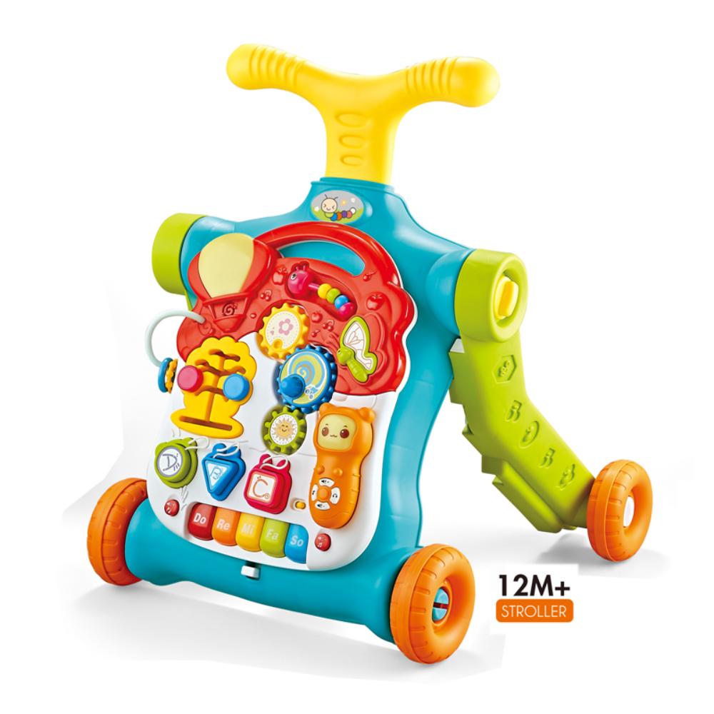 Little Angel - Learning Baby Walker with Ride-On & Push Walker 5-in-1