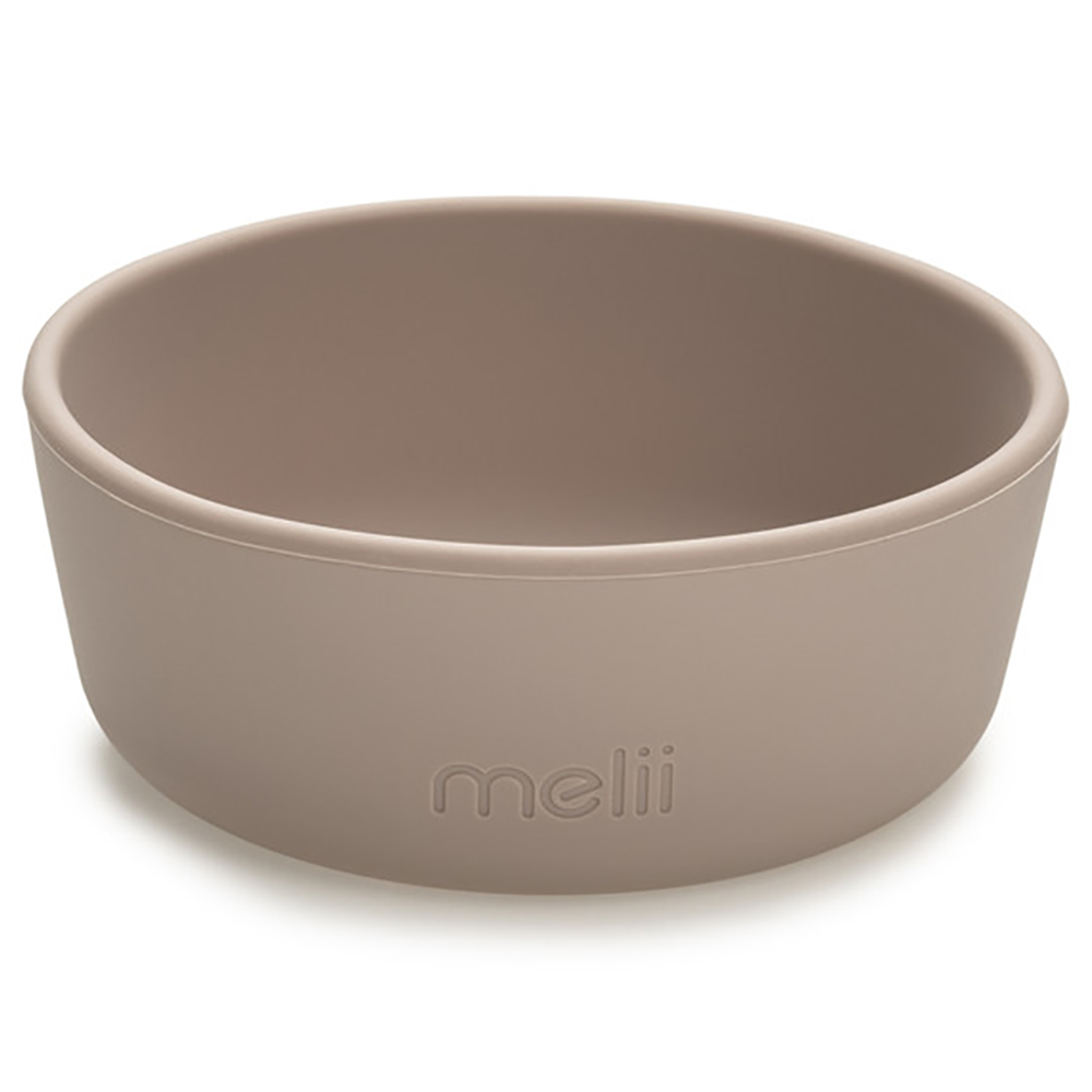 Melii - Silicone Feeding Set - 3pcs - Purple/Pink/Grey