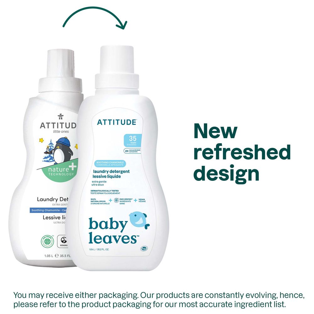 Attitude - Laundry Detergent Soothing Chamomile 1.05L - Packaging May Vary