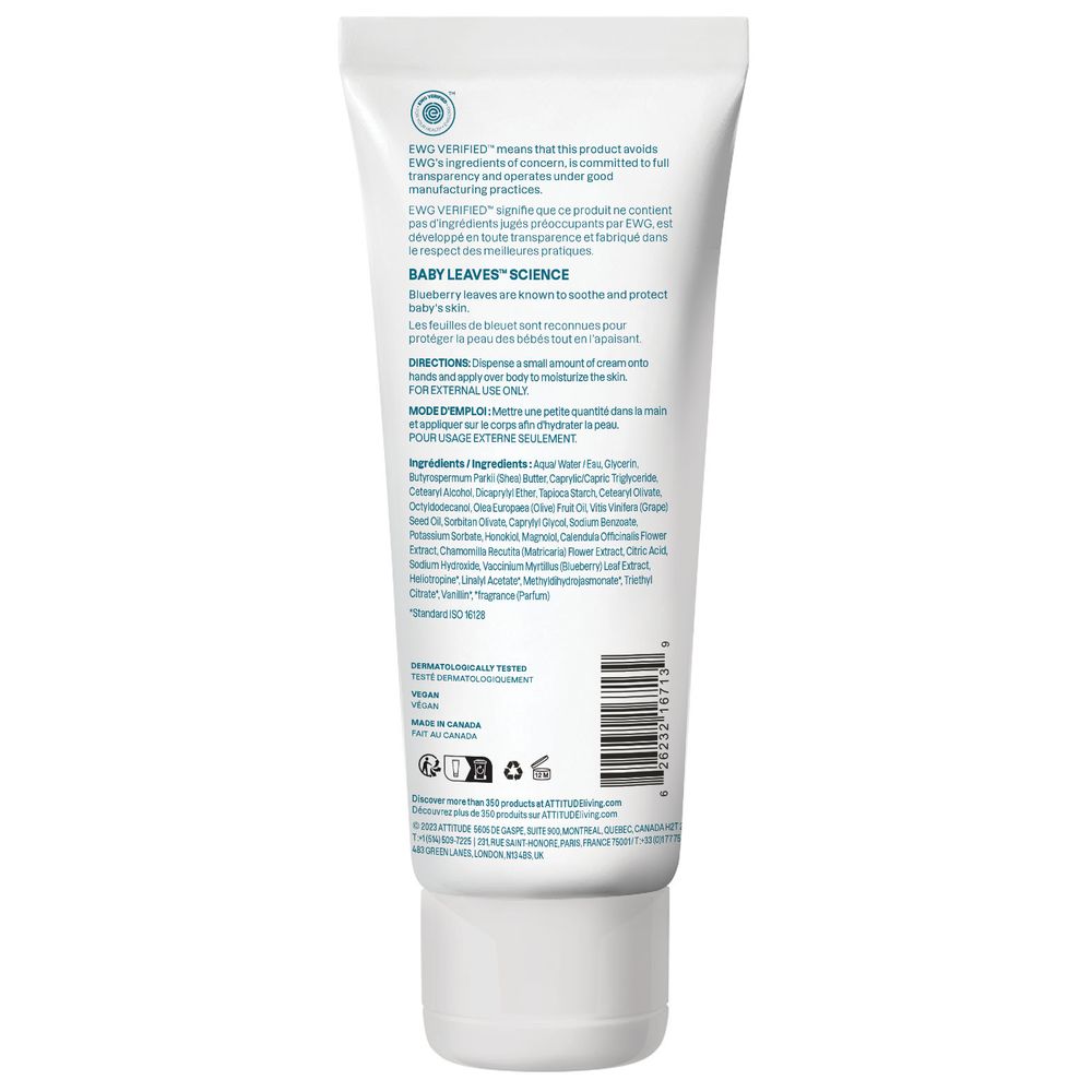 Attitude - Baby Leaves Calendula Cream Almond Milk 200ml