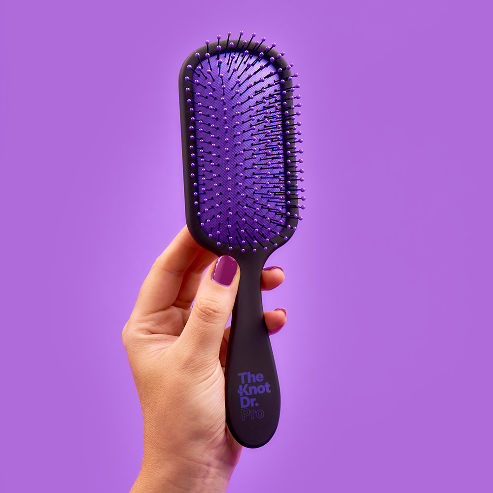 Knot Dr. - Pro Periwinkle Hair Brush - Purple