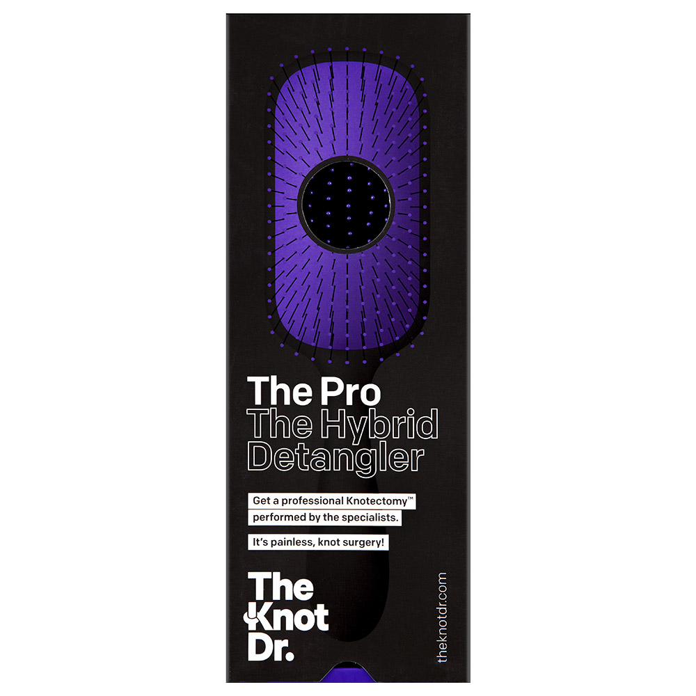 Knot Dr. - Pro Periwinkle Hair Brush - Purple