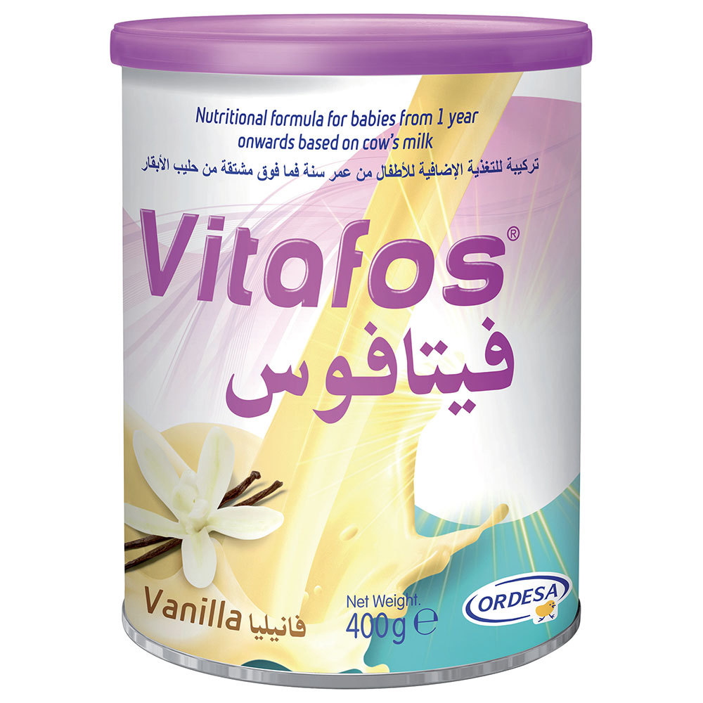 Vitafos Nutritional Formula Milk 400g 1 Year +  Vanilla
