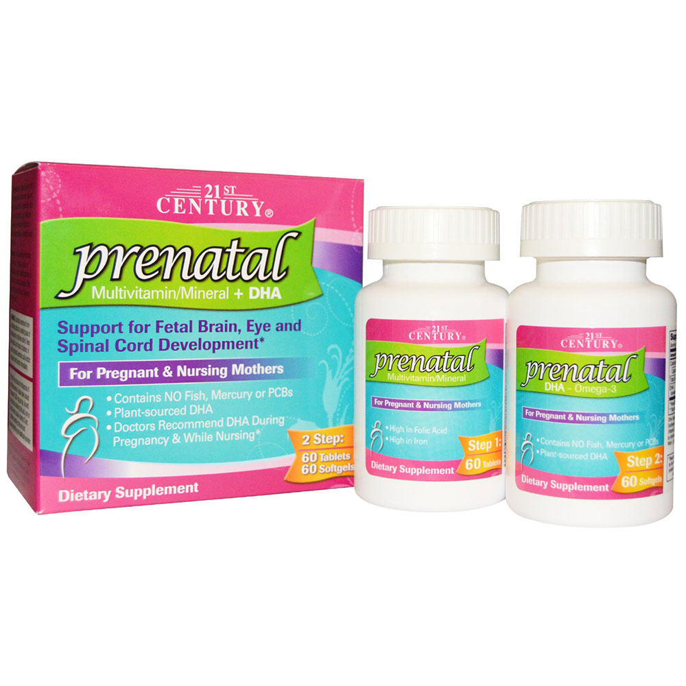21st Century - PreNatal Multi Vitamin 60 Tabs & Softgels