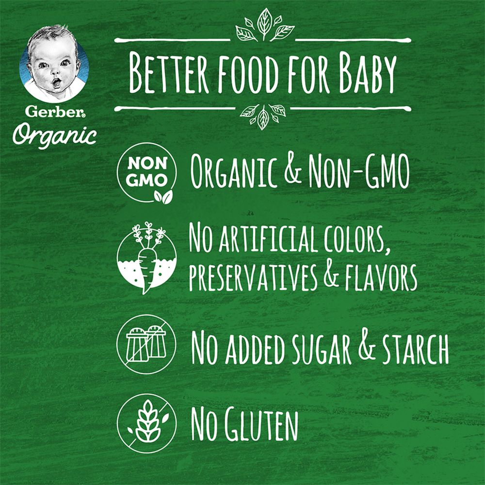 Gerber - Organic Pear 90g