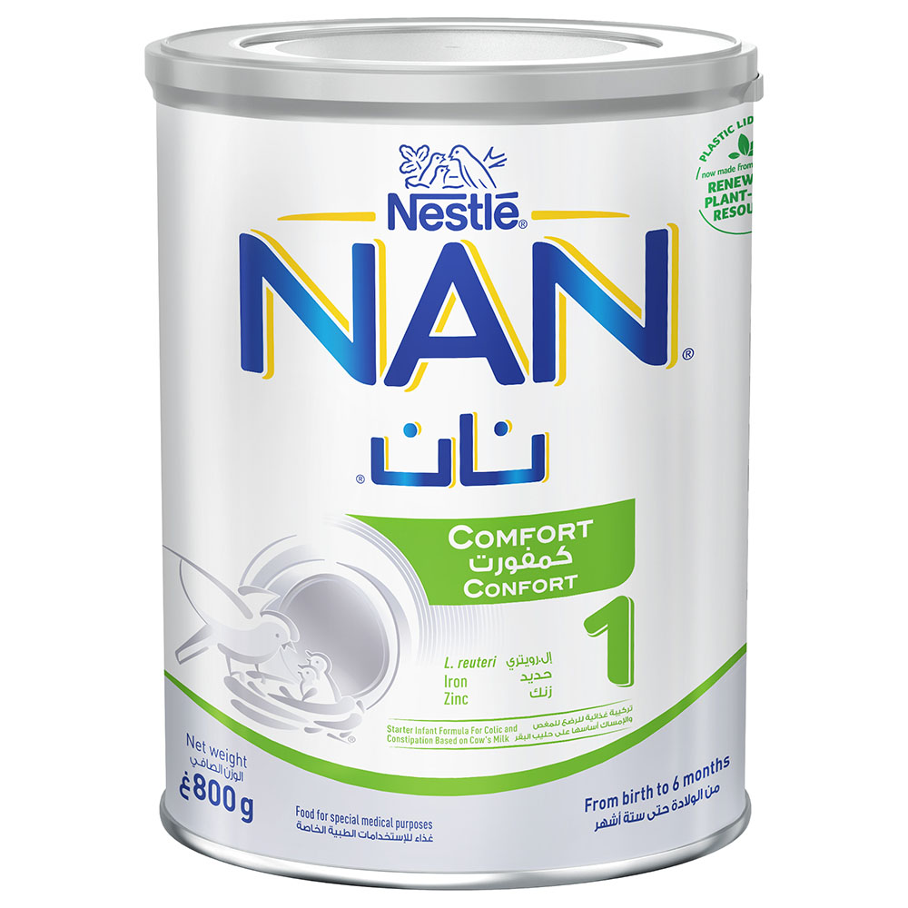 Nestle Nan - Comfort 1 Starter Infant Formula For Colic & Constipation - 800g