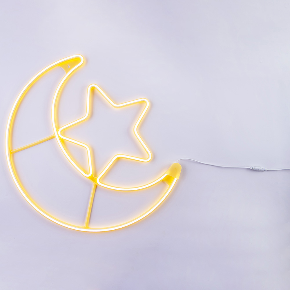هلالفُل - هلال LED - نجمة - 60 × 150 × 1.7 سم