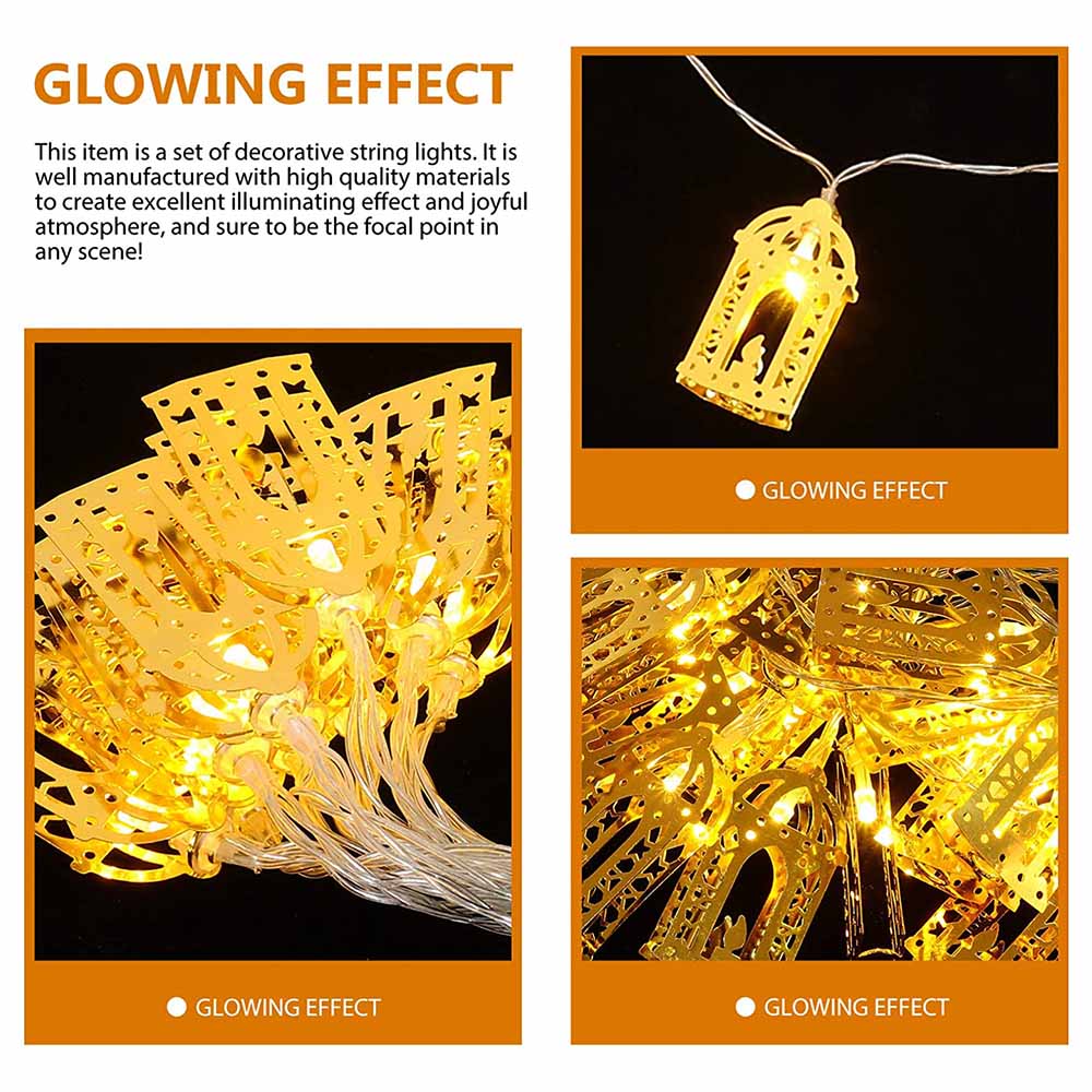 HilalFul Ramadan Lantern Light String
