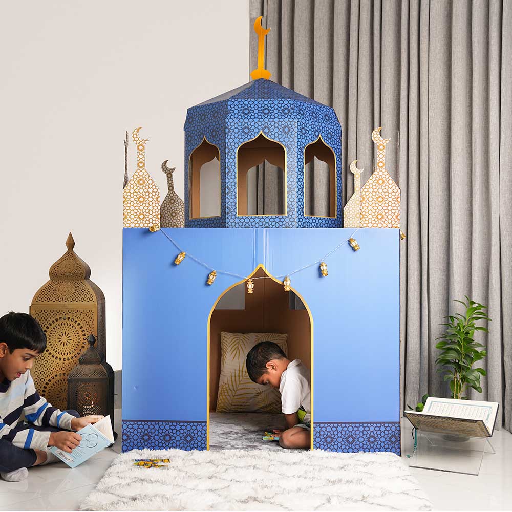 HilalFul Mosque Cardboard Playhouse